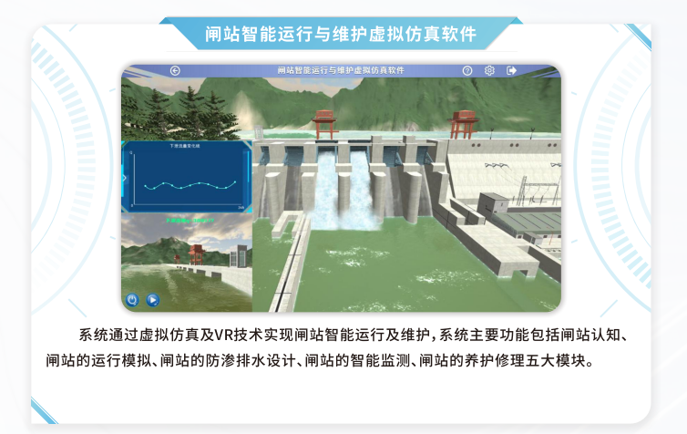 闸站智能运行与维护虚拟仿真软件，VR